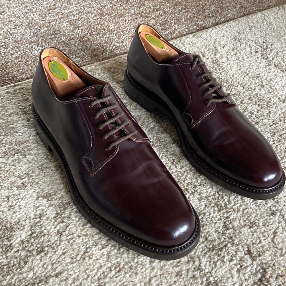 Velasca plain derby - Size 42.5, burgundy